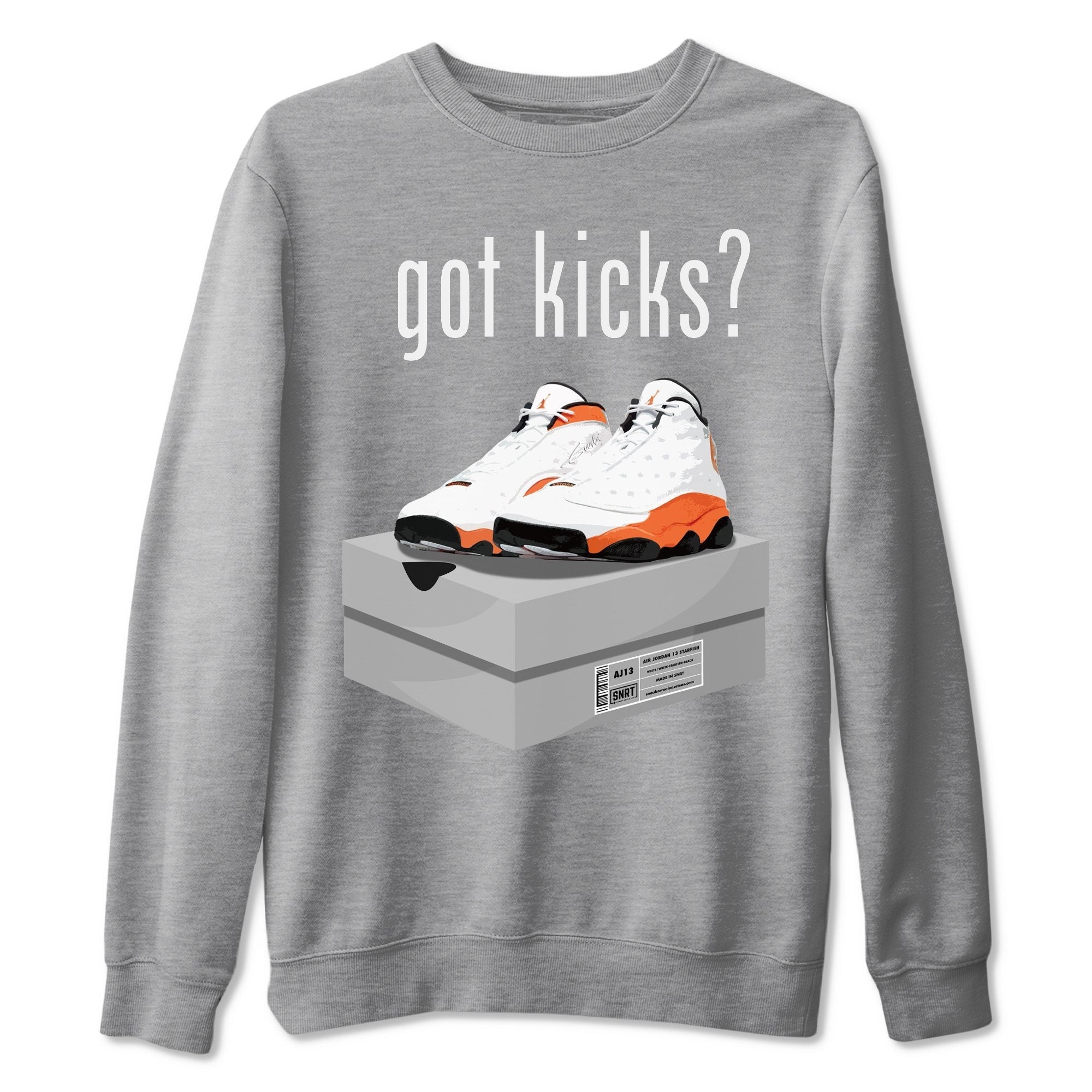 Jordan 13 Starfish Sneaker Match Tees Got Kicks Sneaker Tees Jordan 13 Starfish Sneaker Release Tees Unisex Shirts
