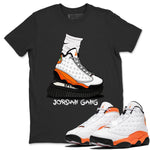 Jordan 13 Starfish Sneaker Match Tees Jordan Gang Sneaker Tees Jordan 13 Starfish Sneaker Release Tees Unisex Shirts