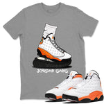 Jordan 13 Starfish Sneaker Match Tees Jordan Gang Sneaker Tees Jordan 13 Starfish Sneaker Release Tees Unisex Shirts