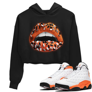 Jordan 13 Starfish Sneaker Match Tees Lips Jewel Sneaker Tees Jordan 13 Starfish Sneaker Release Tees Women's Shirts