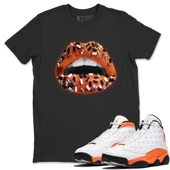 Jordan 13 Starfish Sneaker Match Tees Lips Jewel Sneaker Tees Jordan 13 Starfish Sneaker Release Tees Unisex Shirts