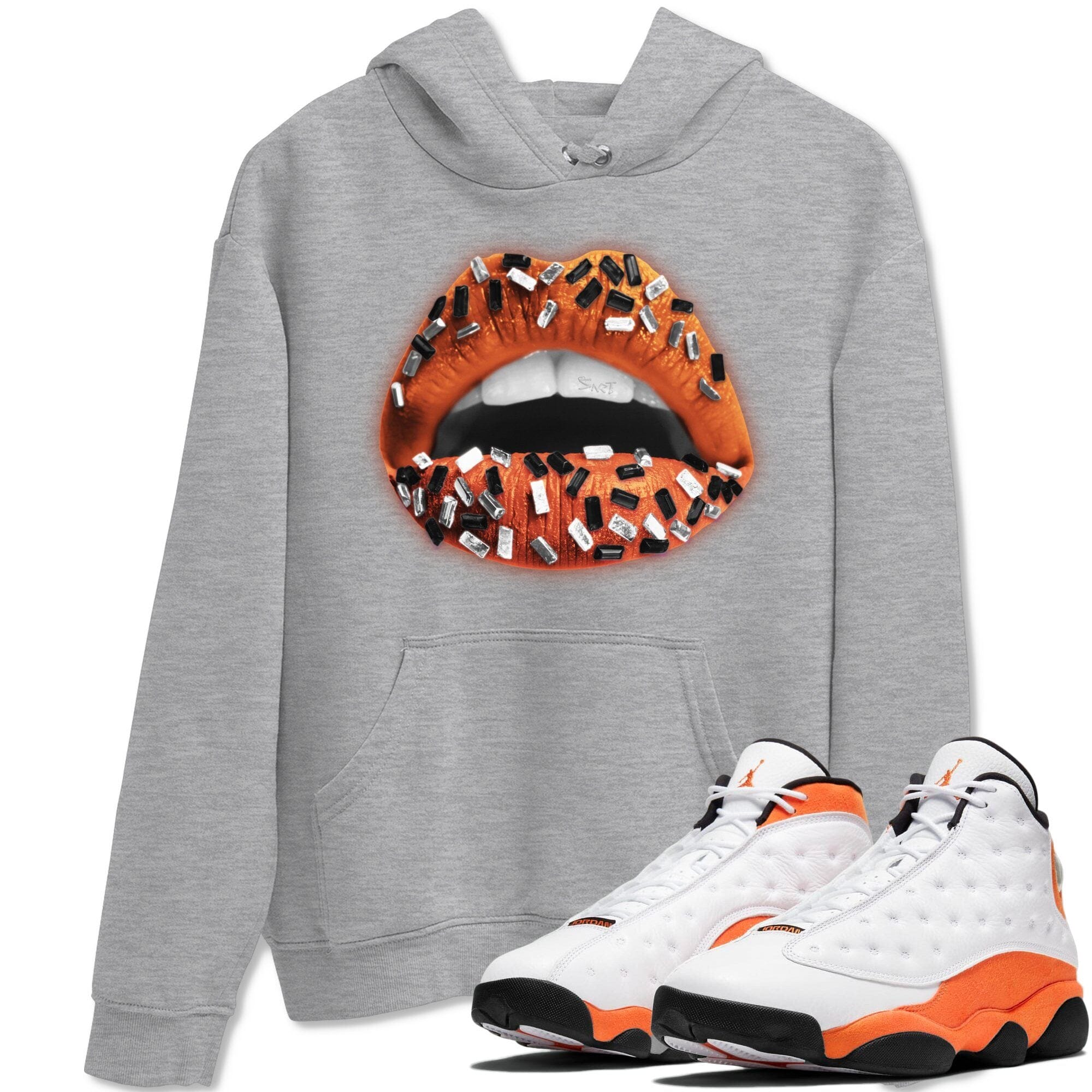 Jordan 13 Starfish Sneaker Match Tees Lips Jewel Sneaker Tees Jordan 13 Starfish Sneaker Release Tees Unisex Shirts