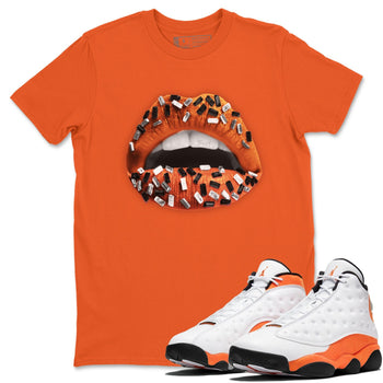 Jordan 13 Starfish Sneaker Match Tees Lips Jewel Sneaker Tees Jordan 13 Starfish Sneaker Release Tees Unisex Shirts