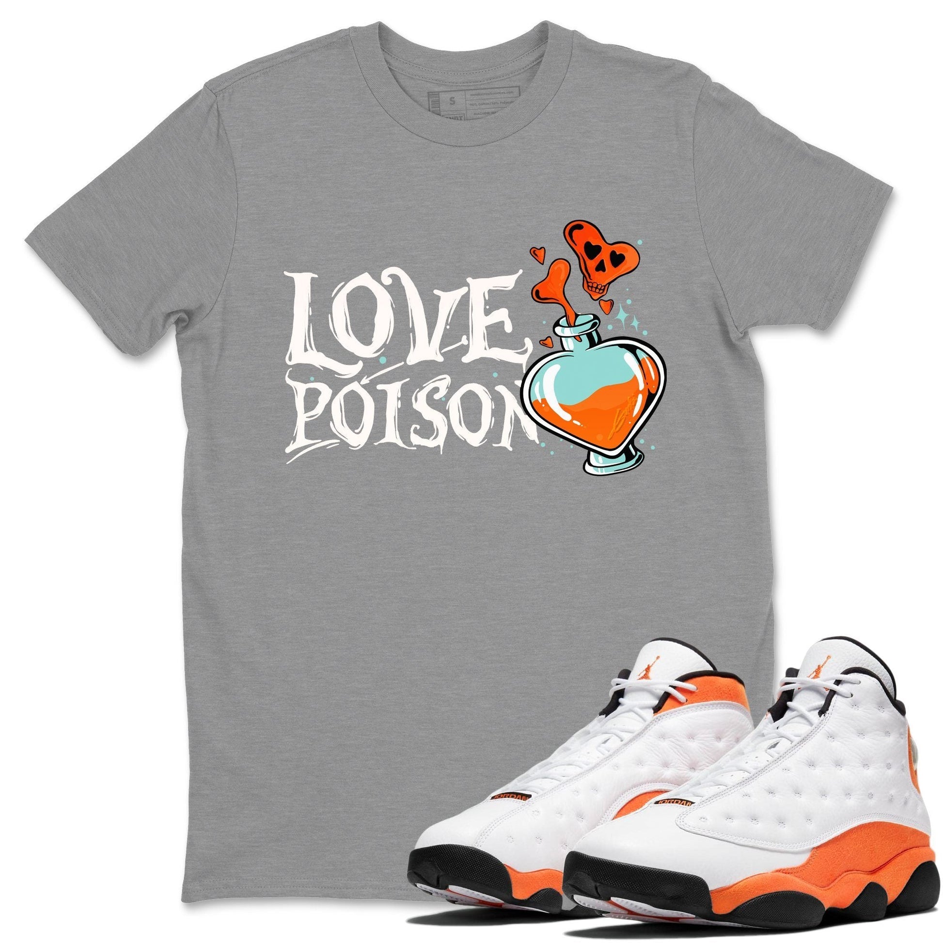 Jordan 13 Starfish Sneaker Match Tees Love Poison Sneaker Tees Jordan 13 Starfish Sneaker Release Tees Unisex Shirts