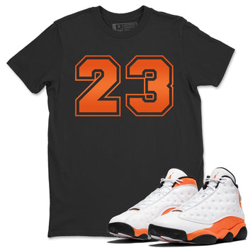 Jordan 13 Starfish Sneaker Match Tees Number 23 Sneaker Tees Jordan 13 Starfish Sneaker Release Tees Unisex Shirts