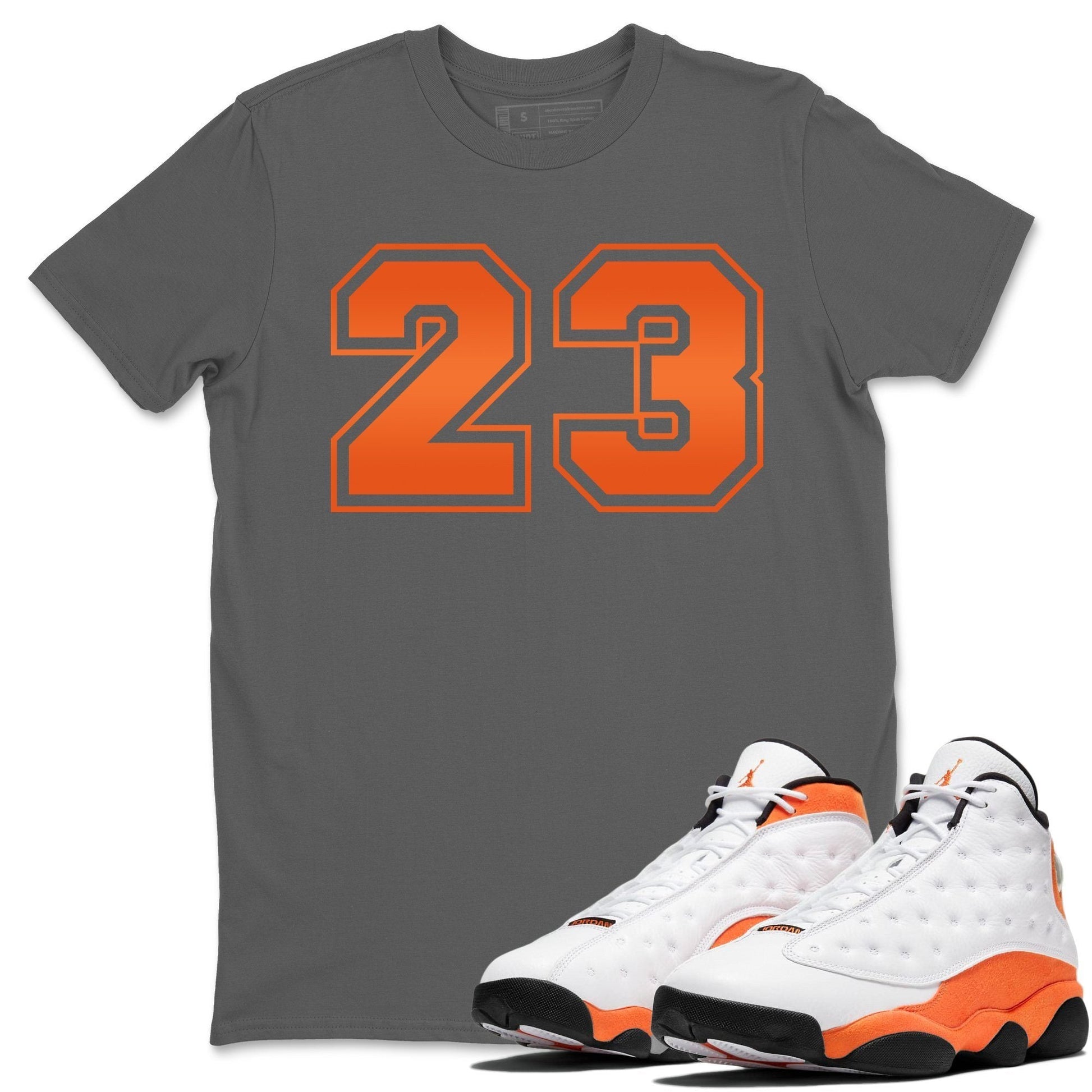 Jordan 13 Starfish Sneaker Match Tees Number 23 Sneaker Tees Jordan 13 Starfish Sneaker Release Tees Unisex Shirts