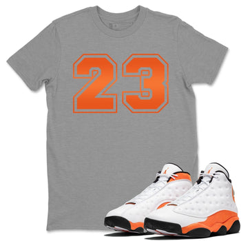 Jordan 13 Starfish Sneaker Match Tees Number 23 Sneaker Tees Jordan 13 Starfish Sneaker Release Tees Unisex Shirts