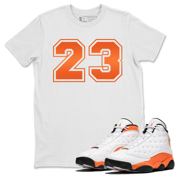 Jordan 13 Starfish Sneaker Match Tees Number 23 Sneaker Tees Jordan 13 Starfish Sneaker Release Tees Unisex Shirts