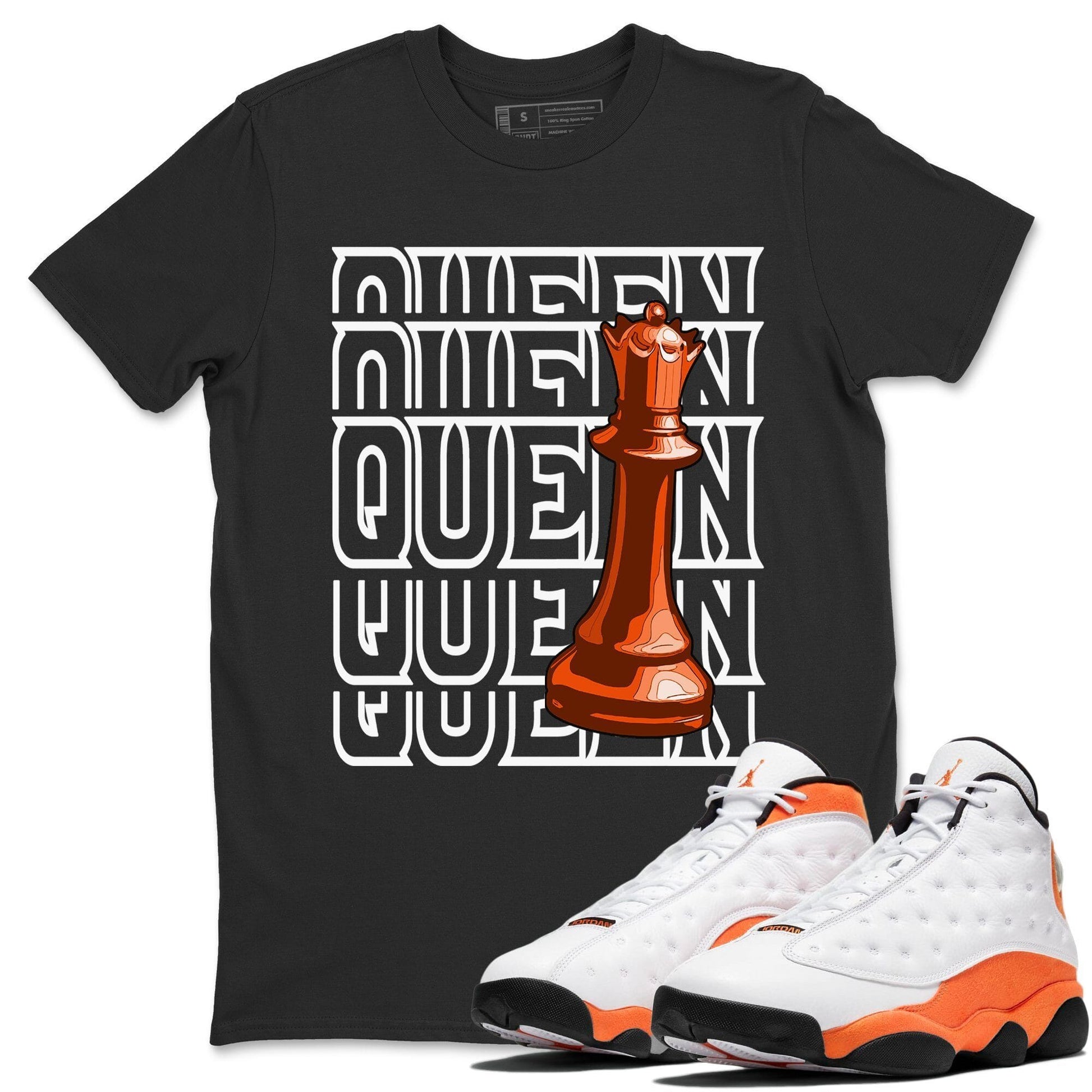 Jordan 13 Starfish Sneaker Match Tees Queen Sneaker Tees Jordan 13 Starfish Sneaker Release Tees Unisex Shirts