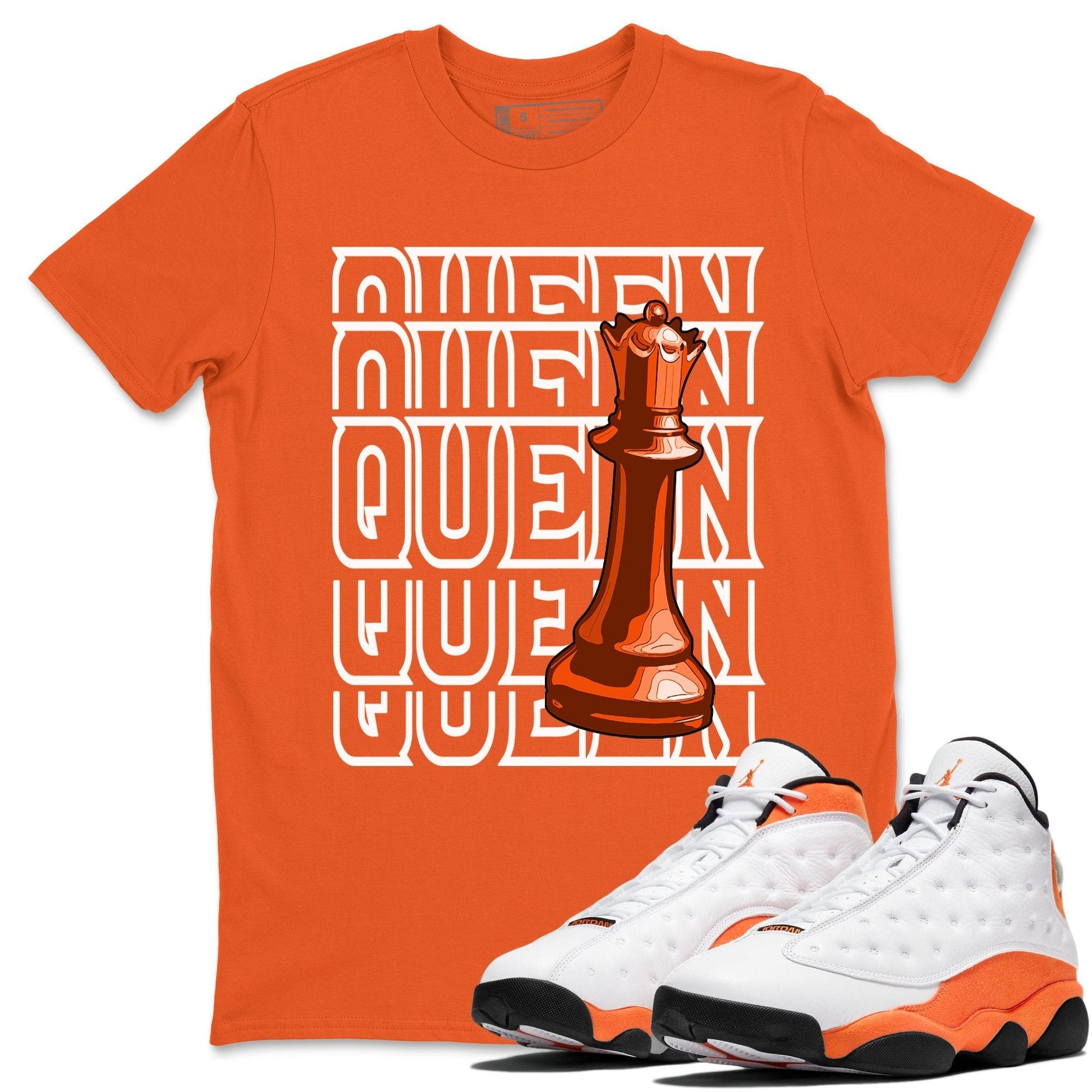 Jordan 13 Starfish Sneaker Match Tees Queen Sneaker Tees Jordan 13 Starfish Sneaker Release Tees Unisex Shirts