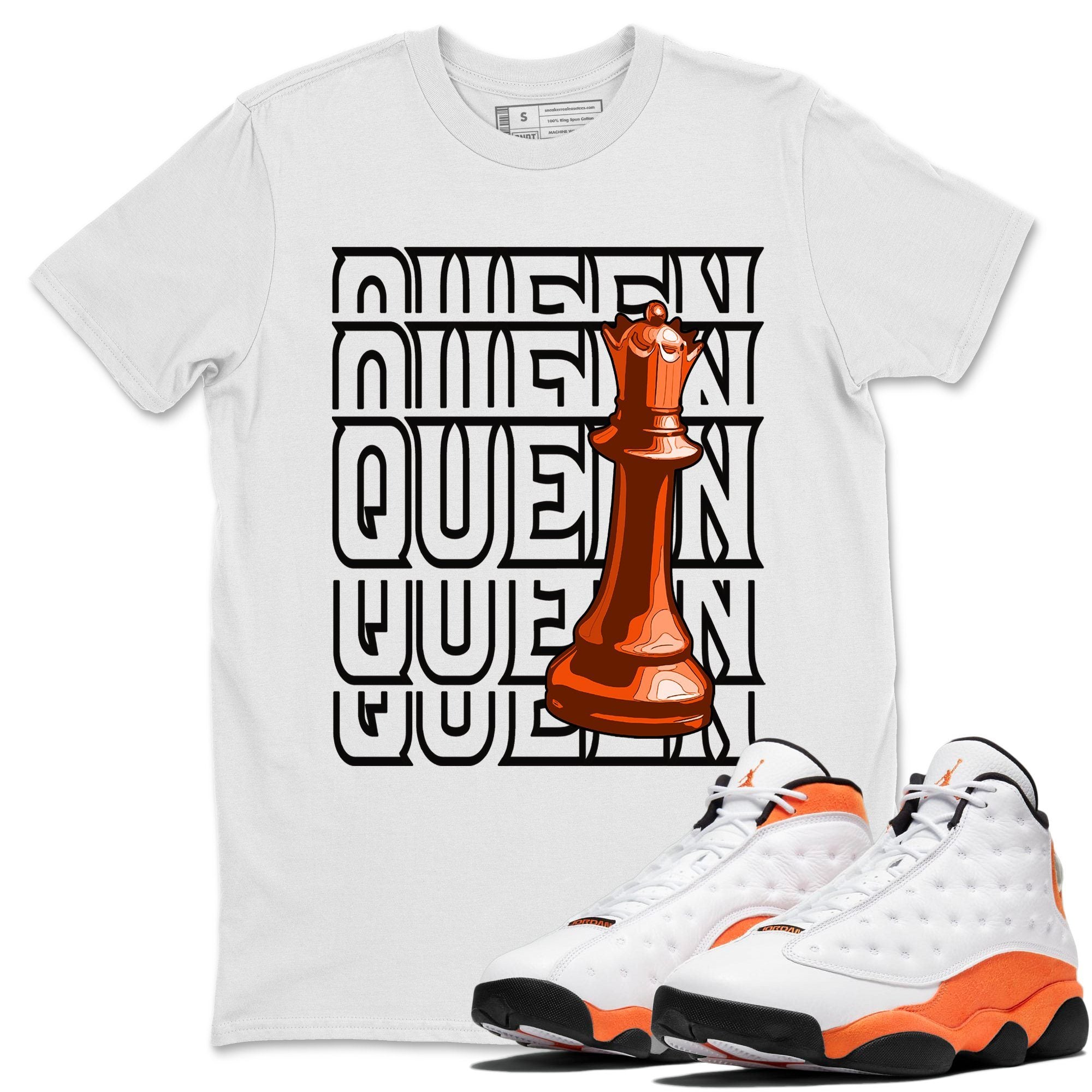 Jordan 13 Starfish Sneaker Match Tees Queen Sneaker Tees Jordan 13 Starfish Sneaker Release Tees Unisex Shirts