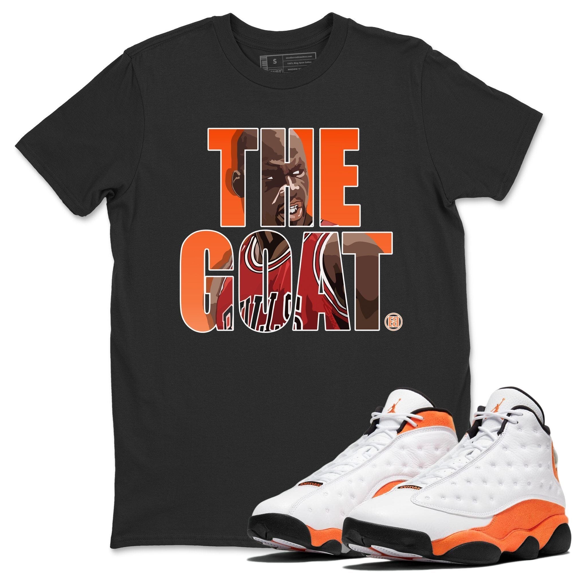 Jordan 13 Starfish Sneaker Match Tees The Goat Sneaker Tees Jordan 13 Starfish Sneaker Release Tees Unisex Shirts