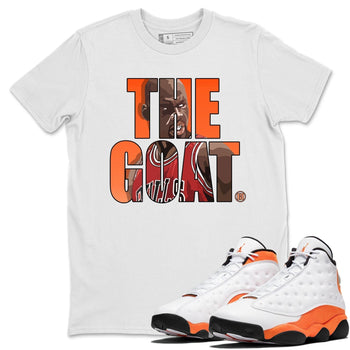 Jordan 13 Starfish Sneaker Match Tees The Goat Sneaker Tees Jordan 13 Starfish Sneaker Release Tees Unisex Shirts