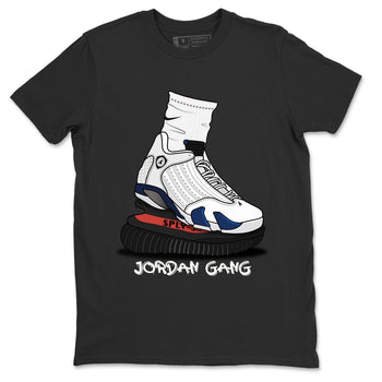 Jordan 14 Hyper Royal Sneaker Match Tees Jordan Gang Sneaker Tees Jordan 14 Hyper Royal Sneaker Release Tees Unisex Shirts