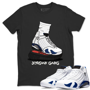 Jordan 14 Hyper Royal Sneaker Match Tees Jordan Gang Sneaker Tees Jordan 14 Hyper Royal Sneaker Release Tees Unisex Shirts