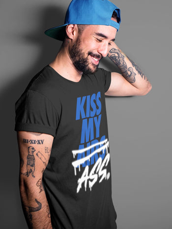 Jordan 14 Hyper Royal Sneaker Match Tees Kiss My Ass Sneaker Tees Jordan 14 Hyper Royal Sneaker Release Tees Unisex Shirts