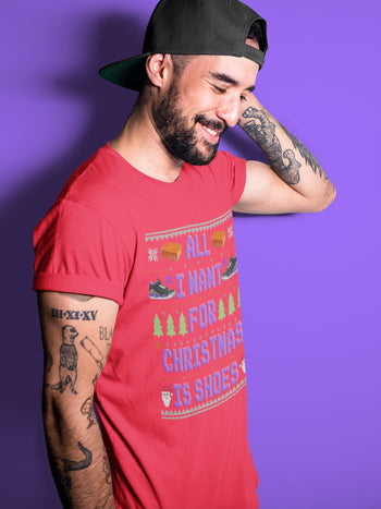 Jordan 3 Court Purple Sneaker Match Tees All I Want For Christmas Is Shoes Sneaker Tees Jordan 3 Court Purple Sneaker Release Tees Unisex Shirts
