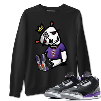Jordan 3 Court Purple Sneaker Match Tees Dead Dolls Sneaker Tees Jordan 3 Court Purple Sneaker Release Tees Unisex Shirts
