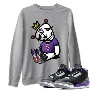Jordan 3 Court Purple Sneaker Match Tees Dead Dolls Sneaker Tees Jordan 3 Court Purple Sneaker Release Tees Unisex Shirts