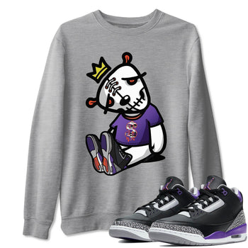 Jordan 3 Court Purple Sneaker Match Tees Dead Dolls Sneaker Tees Jordan 3 Court Purple Sneaker Release Tees Unisex Shirts