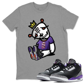 Jordan 3 Court Purple Sneaker Match Tees Dead Dolls Sneaker Tees Jordan 3 Court Purple Sneaker Release Tees Unisex Shirts