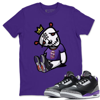 Jordan 3 Court Purple Sneaker Match Tees Dead Dolls Sneaker Tees Jordan 3 Court Purple Sneaker Release Tees Unisex Shirts