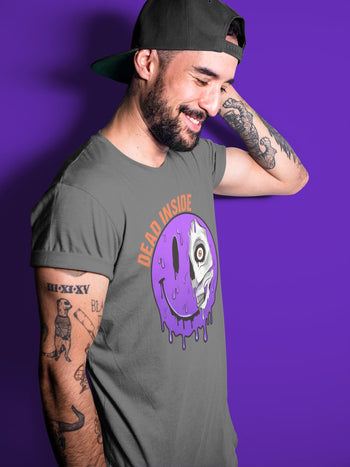 Jordan 3 Court Purple Sneaker Match Tees Dead Inside Sneaker Tees Jordan 3 Court Purple Sneaker Release Tees Unisex Shirts