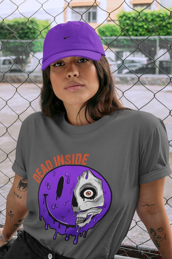 Jordan 3 Court Purple Sneaker Match Tees Dead Inside Sneaker Tees Jordan 3 Court Purple Sneaker Release Tees Unisex Shirts
