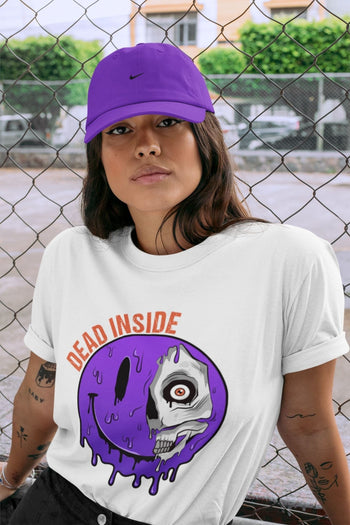 Jordan 3 Court Purple Sneaker Match Tees Dead Inside Sneaker Tees Jordan 3 Court Purple Sneaker Release Tees Unisex Shirts