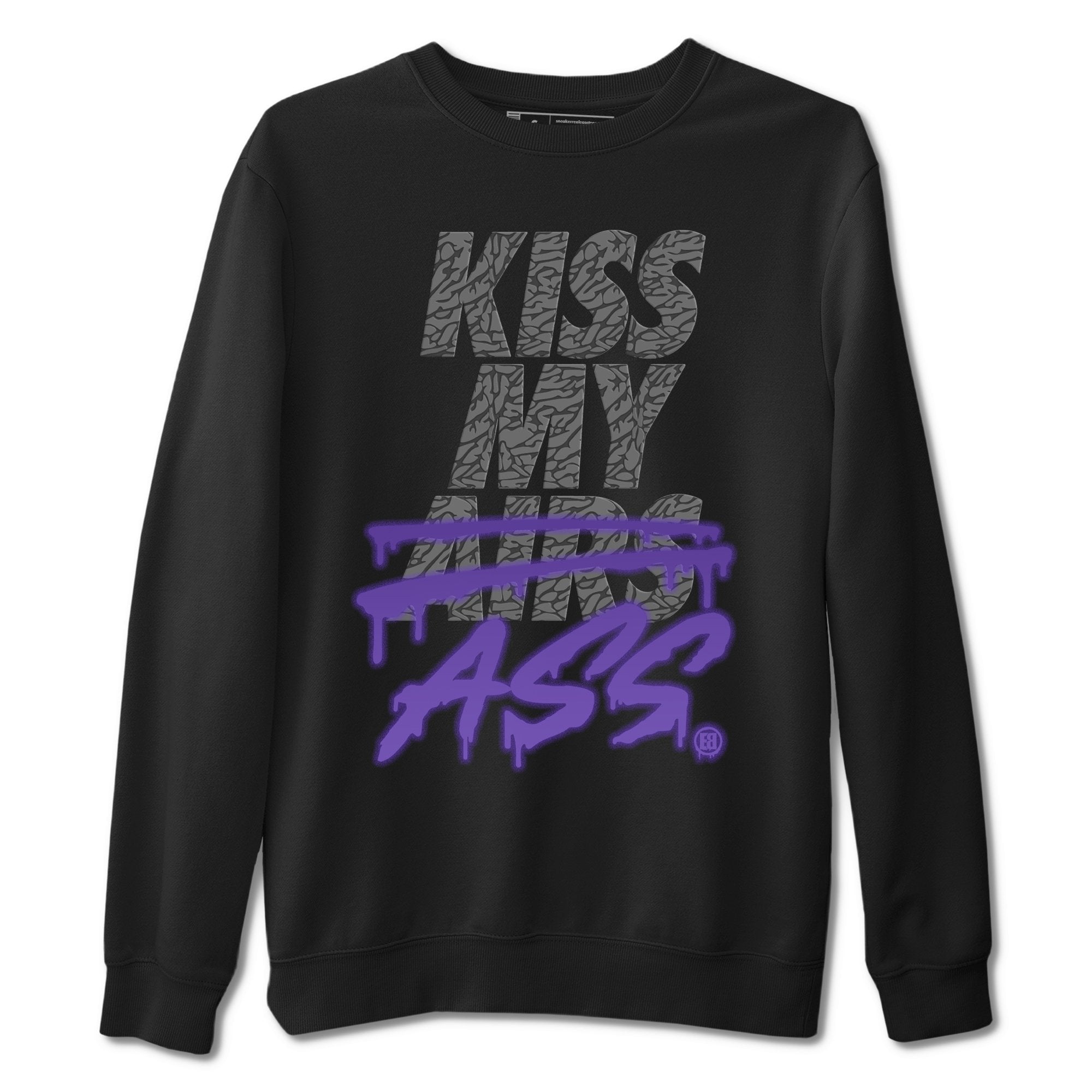 Jordan 3 Court Purple Sneaker Match Tees Kiss My Ass Sneaker Tees Jordan 3 Court Purple Sneaker Release Tees Unisex Shirts