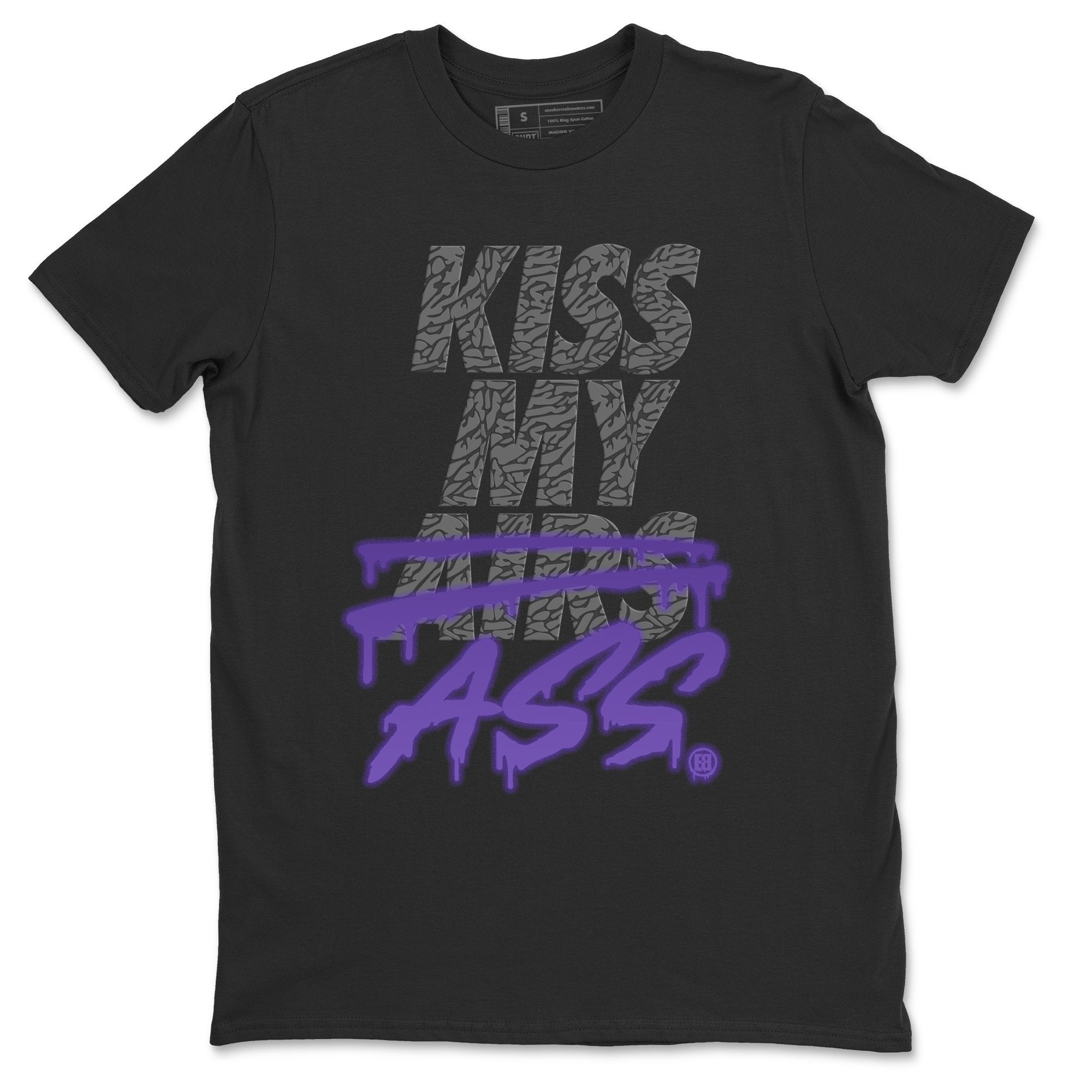 Jordan 3 Court Purple Sneaker Match Tees Kiss My Ass Sneaker Tees Jordan 3 Court Purple Sneaker Release Tees Unisex Shirts