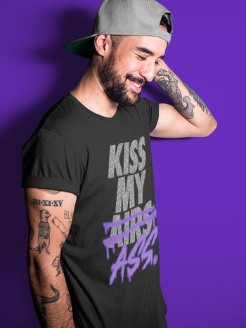 Jordan 3 Court Purple Sneaker Match Tees Kiss My Ass Sneaker Tees Jordan 3 Court Purple Sneaker Release Tees Unisex Shirts
