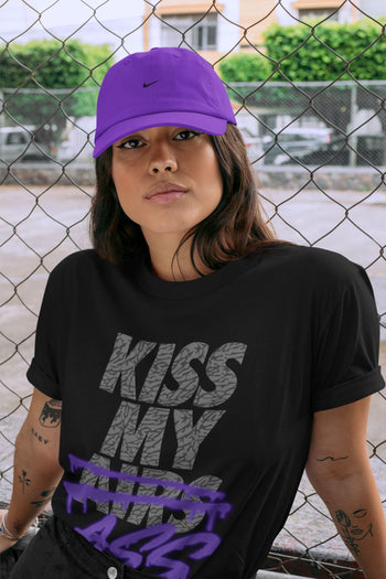 Jordan 3 Court Purple Sneaker Match Tees Kiss My Ass Sneaker Tees Jordan 3 Court Purple Sneaker Release Tees Unisex Shirts