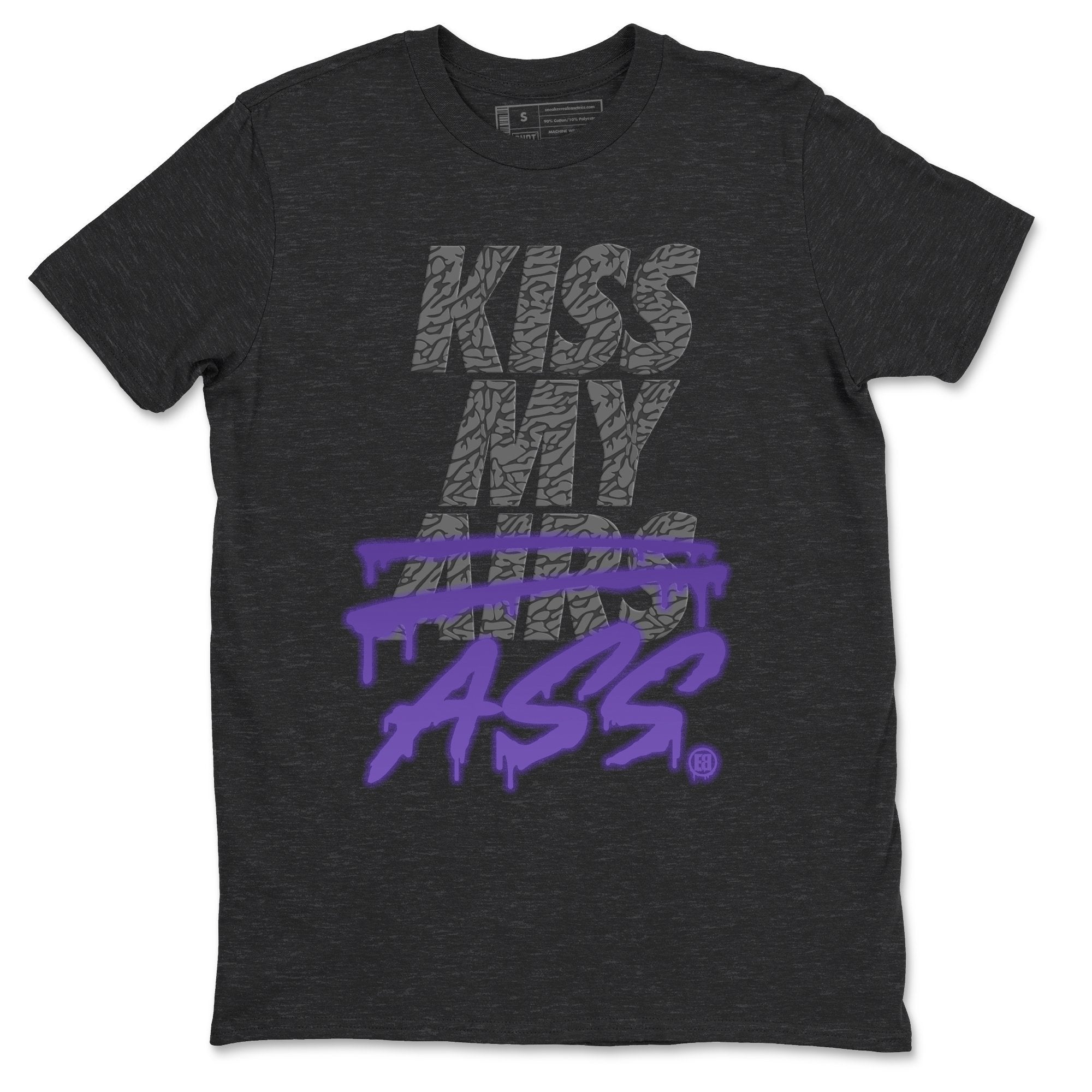Jordan 3 Court Purple Sneaker Match Tees Kiss My Ass Sneaker Tees Jordan 3 Court Purple Sneaker Release Tees Unisex Shirts