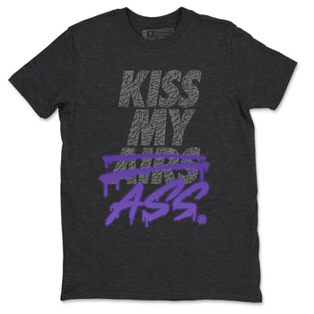 Jordan 3 Court Purple Sneaker Match Tees Kiss My Ass Sneaker Tees Jordan 3 Court Purple Sneaker Release Tees Unisex Shirts