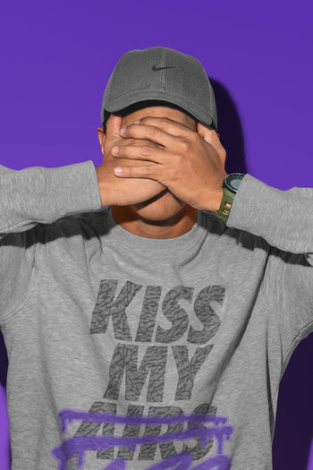Jordan 3 Court Purple Sneaker Match Tees Kiss My Ass Sneaker Tees Jordan 3 Court Purple Sneaker Release Tees Unisex Shirts
