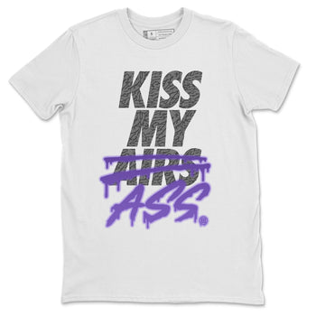 Jordan 3 Court Purple Sneaker Match Tees Kiss My Ass Sneaker Tees Jordan 3 Court Purple Sneaker Release Tees Unisex Shirts