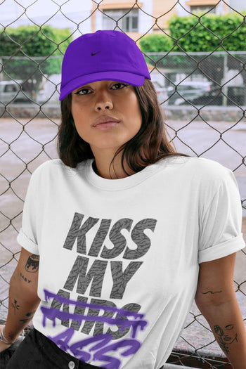 Jordan 3 Court Purple Sneaker Match Tees Kiss My Ass Sneaker Tees Jordan 3 Court Purple Sneaker Release Tees Unisex Shirts