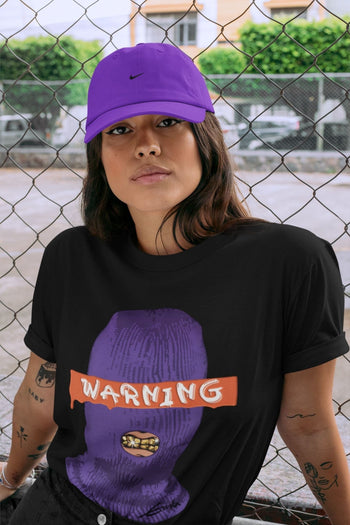 Jordan 3 Court Purple Sneaker Match Tees Warning Sneaker Tees Jordan 3 Court Purple Sneaker Release Tees Unisex Shirts
