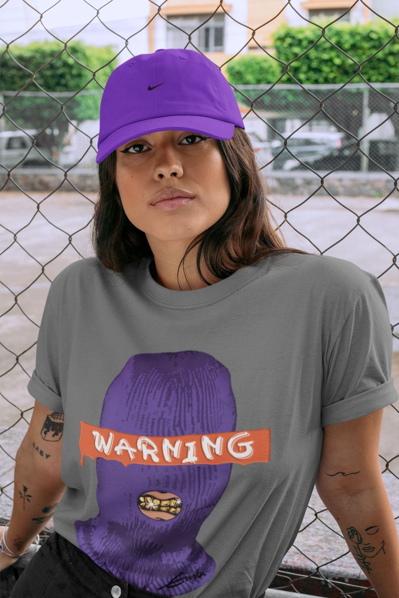 Jordan 3 Court Purple Sneaker Match Tees Warning Sneaker Tees Jordan 3 Court Purple Sneaker Release Tees Unisex Shirts