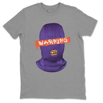 Jordan 3 Court Purple Sneaker Match Tees Warning Sneaker Tees Jordan 3 Court Purple Sneaker Release Tees Unisex Shirts