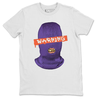 Jordan 3 Court Purple Sneaker Match Tees Warning Sneaker Tees Jordan 3 Court Purple Sneaker Release Tees Unisex Shirts