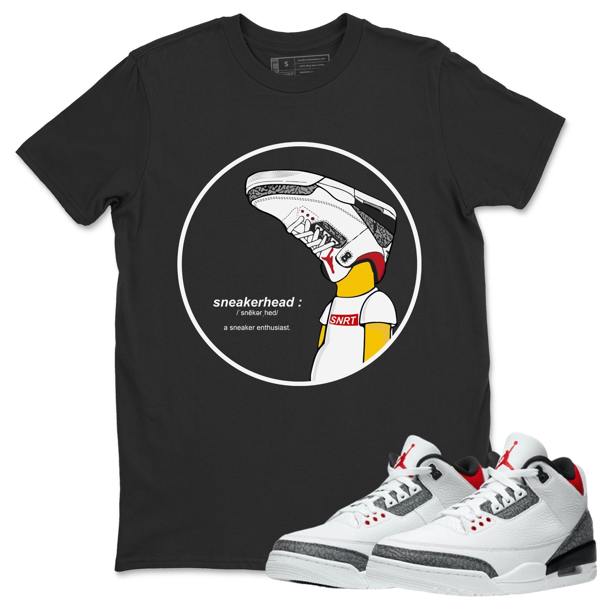 Jordan 3 Fire Red Sneaker Match Tees Sneakerhead Sneaker Tees Jordan 3 Fire Red Sneaker Release Tees Unisex Shirts