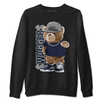 Jordan 3 Midnight Navy Sneaker Match Tees Bear Swaggers Sneaker Tees Jordan 3 Midnight Navy Sneaker Release Tees Unisex Shirts