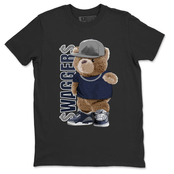 Jordan 3 Midnight Navy Sneaker Match Tees Bear Swaggers Sneaker Tees Jordan 3 Midnight Navy Sneaker Release Tees Unisex Shirts