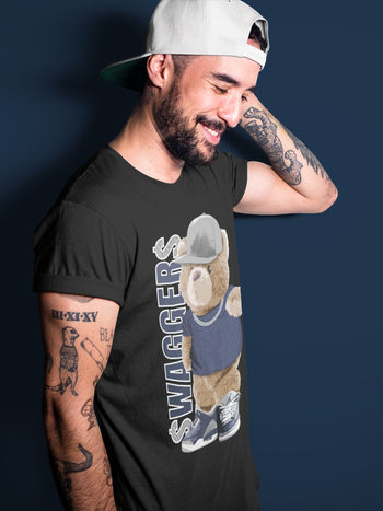 Jordan 3 Midnight Navy Sneaker Match Tees Bear Swaggers Sneaker Tees Jordan 3 Midnight Navy Sneaker Release Tees Unisex Shirts