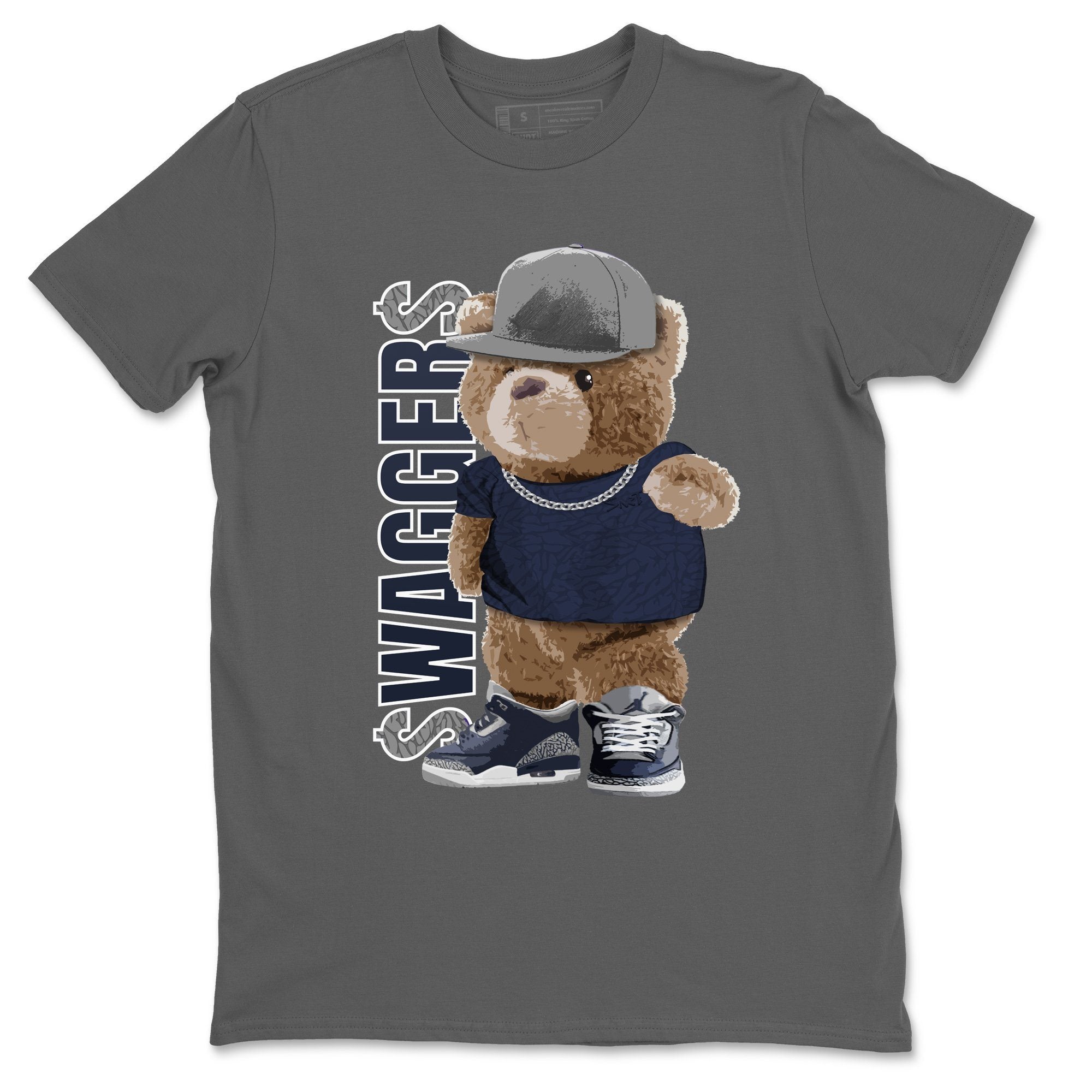 Jordan 3 Midnight Navy Sneaker Match Tees Bear Swaggers Sneaker Tees Jordan 3 Midnight Navy Sneaker Release Tees Unisex Shirts