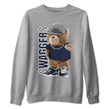 Jordan 3 Midnight Navy Sneaker Match Tees Bear Swaggers Sneaker Tees Jordan 3 Midnight Navy Sneaker Release Tees Unisex Shirts