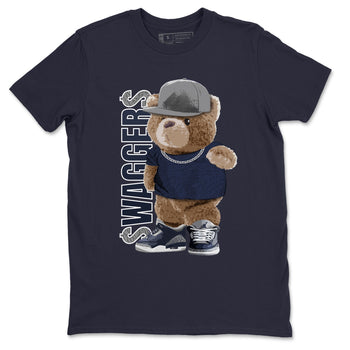 Jordan 3 Midnight Navy Sneaker Match Tees Bear Swaggers Sneaker Tees Jordan 3 Midnight Navy Sneaker Release Tees Unisex Shirts
