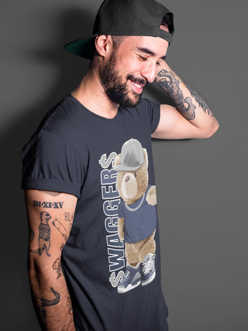 Jordan 3 Midnight Navy Sneaker Match Tees Bear Swaggers Sneaker Tees Jordan 3 Midnight Navy Sneaker Release Tees Unisex Shirts